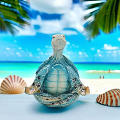 VVGIFTS tortue méditation gros plan texture résine durable