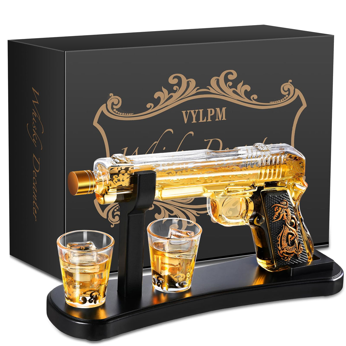 VYLPM carafe pistolet face, pièce centrale décorative et pratique