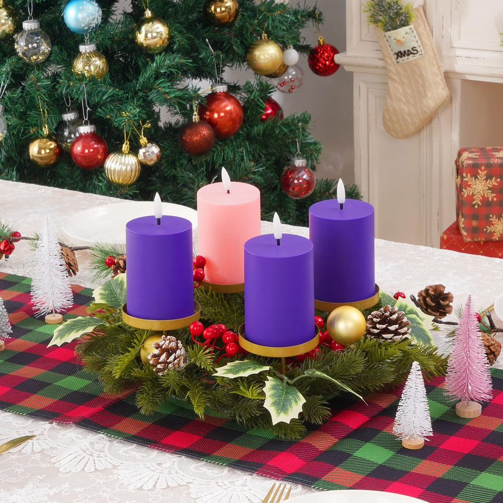 Waipfaru ensemble sur table de Noël créant centre de table accueillant