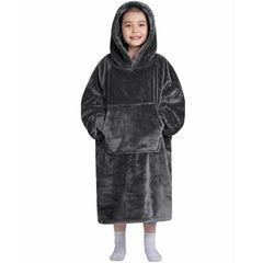 Waitu sweat-poncho face avant montrant coupe oversize et confort