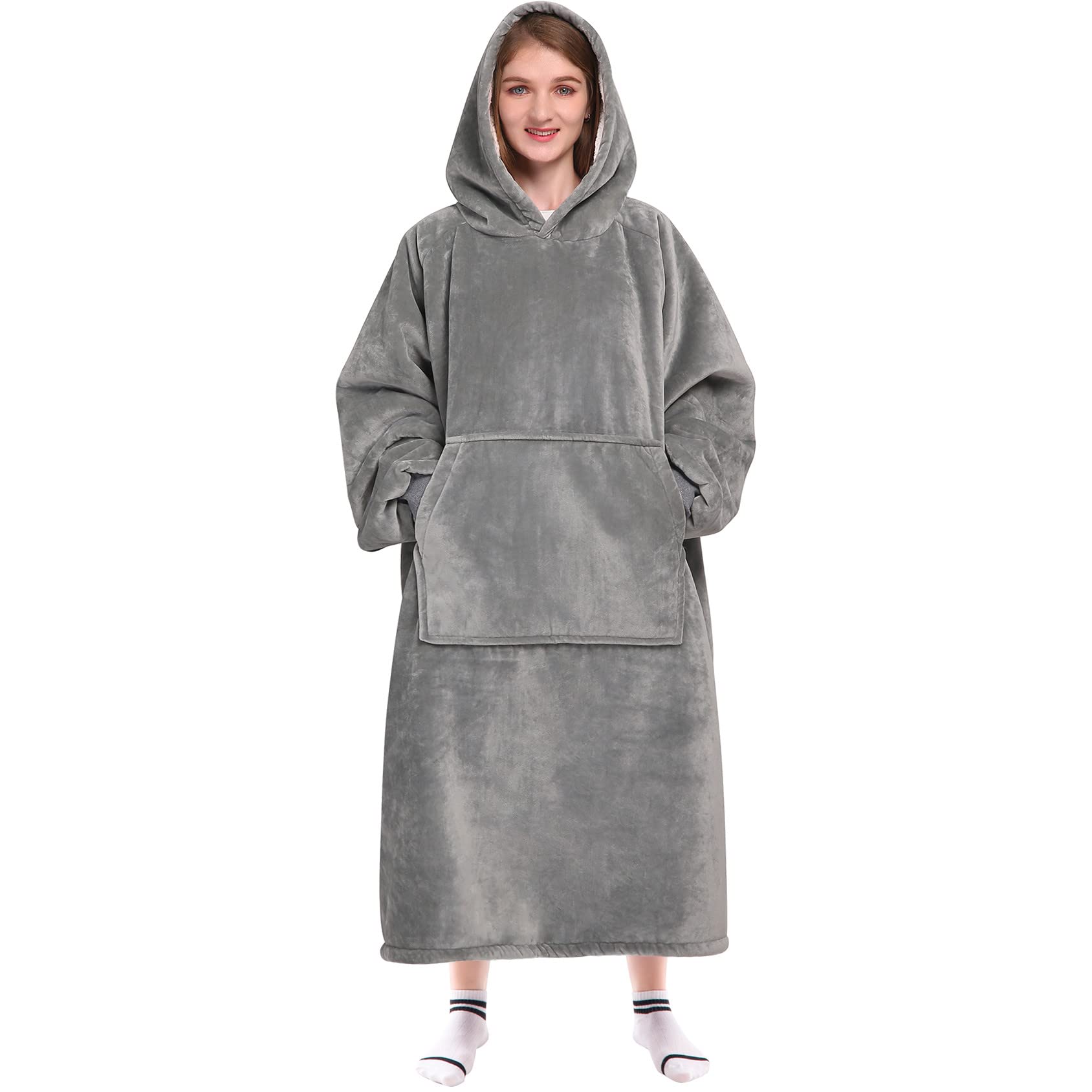 Waitu sweat couverture face avant montrant coupe oversize et confort