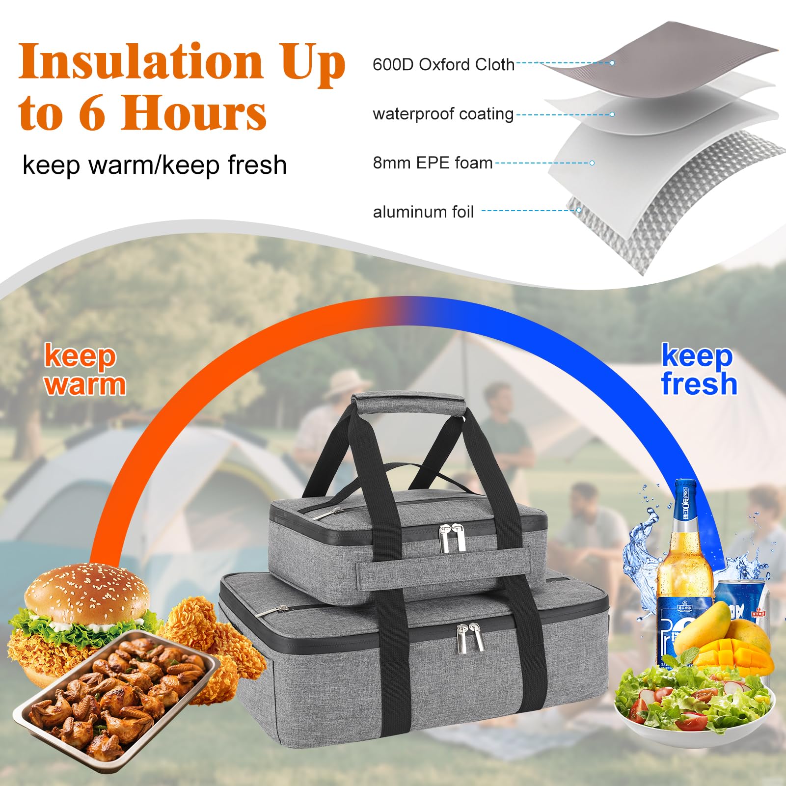 Wakaye gros plan doublure aluminium pour meilleure isolation