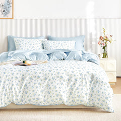 Wake In Cloud housse de couette face avant élégante, apporte charme floral