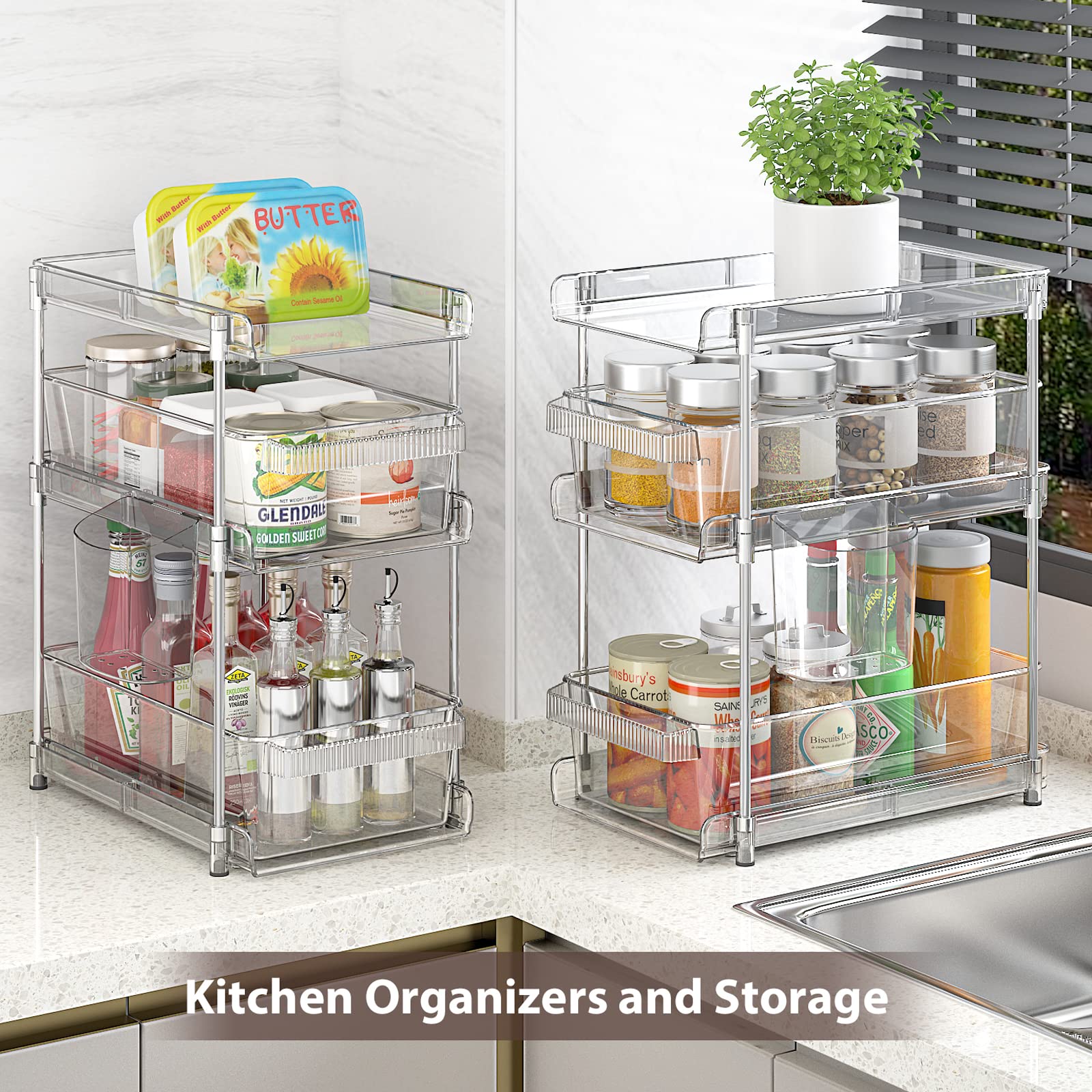 WAKISA rangement cosmétiques en salle de bain pour accès rapide