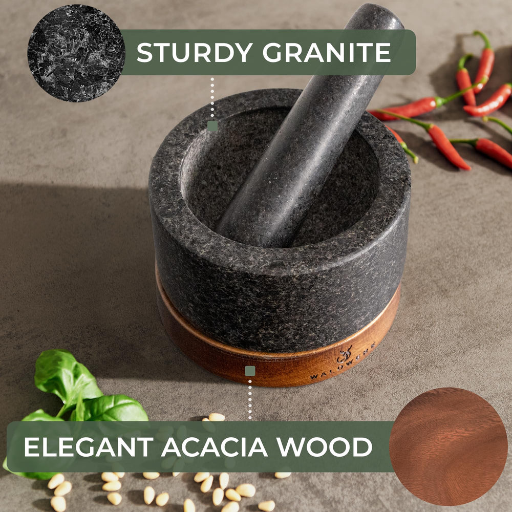 WALDWERK en usage préparation guacamole stabilité et ergonomie illustrées