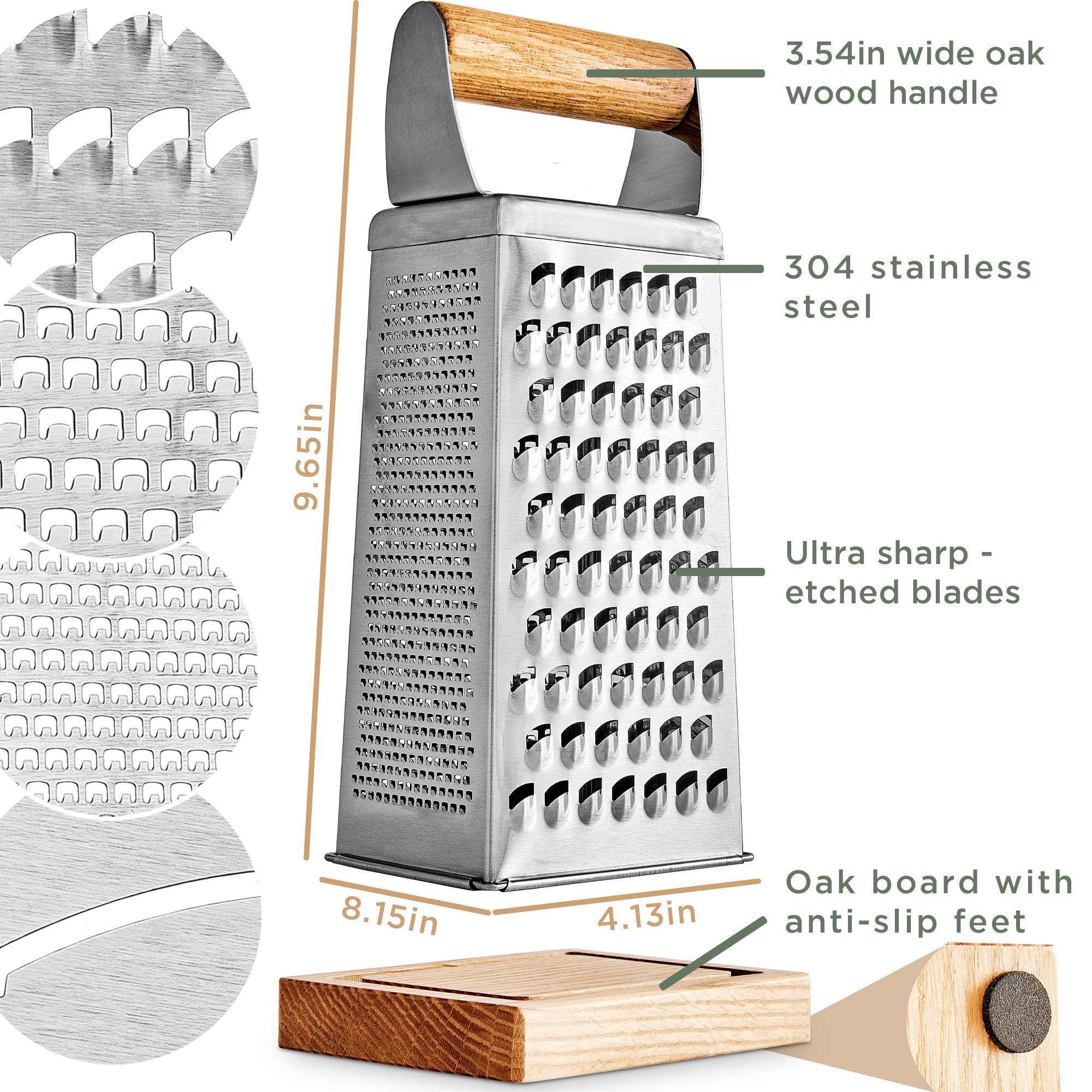 WALDWERK comparaison taille main illustrant ergonomie et prise en main confortable
