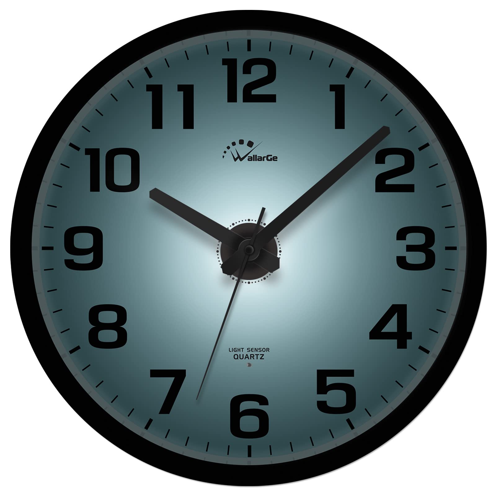 WallarGe horloge face avant visible avec lecture claire