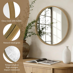 WallBeyond miroir en salle de bain illustrant luminosité et gain d'espace