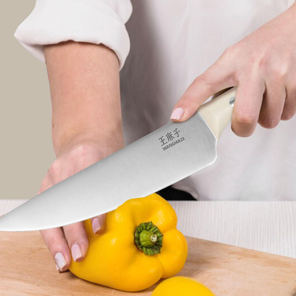 WANGMAZI couteau de chef coupant légumes, coupe rapide et nette