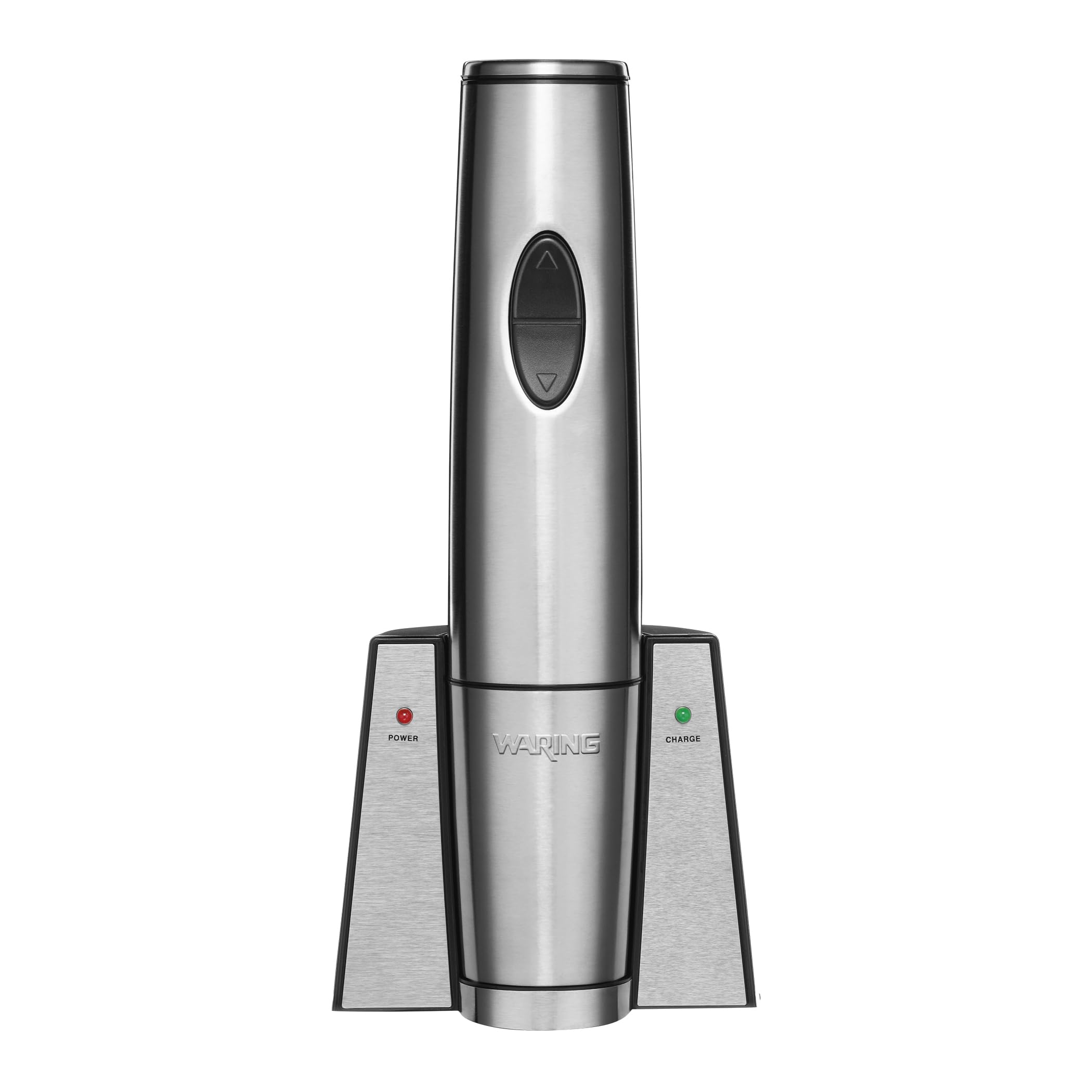 Waring ouvre-bouteille face avant montrant design professionnel et durabilité
