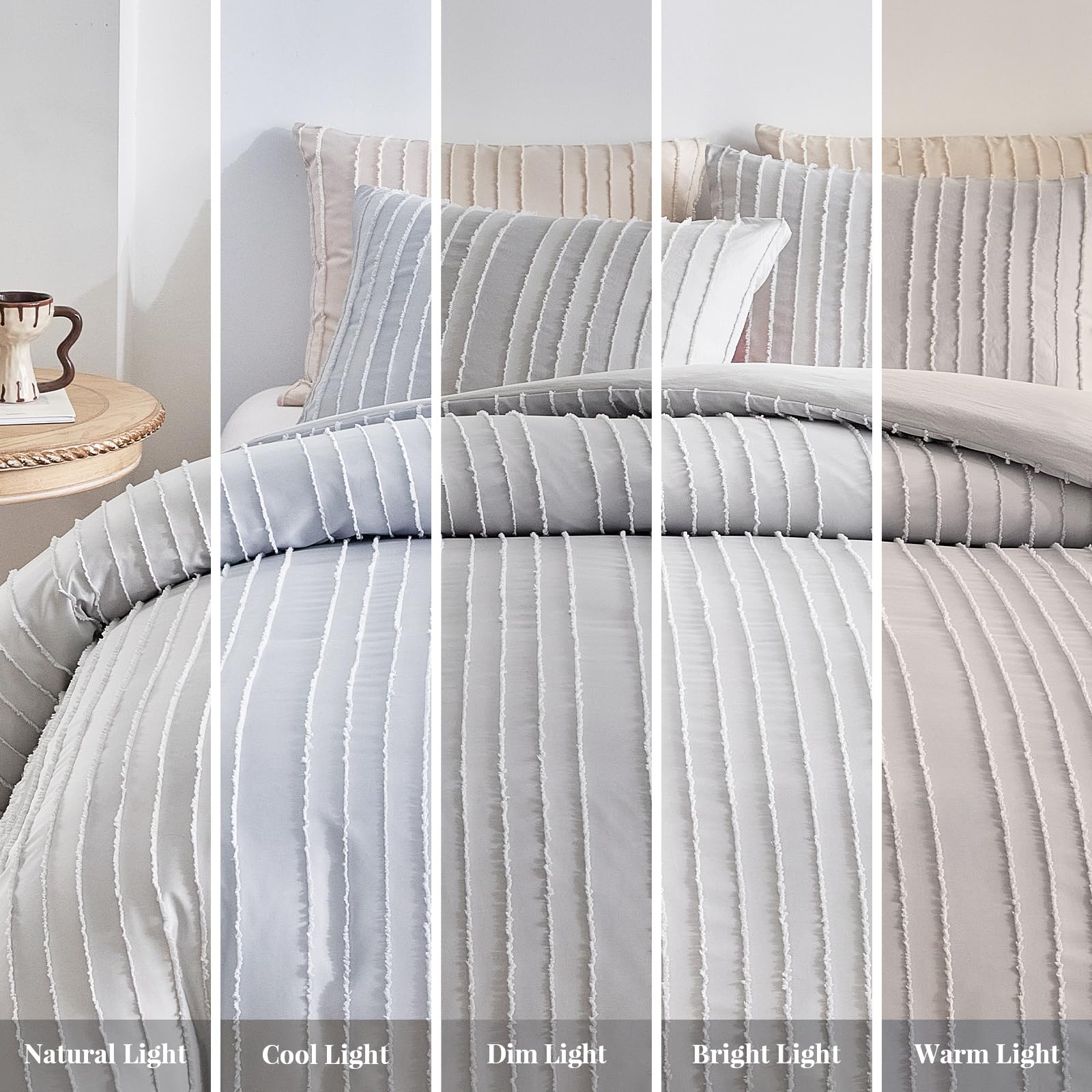 WARMDERN comparaison de taille king montrant dimensions exactes