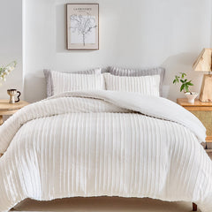 WARMDERN housse de couette vue avant, style boho et aspect accueillant