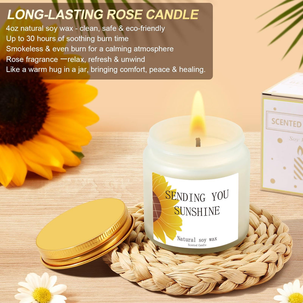Wasocol bougie cire de soja allumée créant ambiance apaisante et parfumée