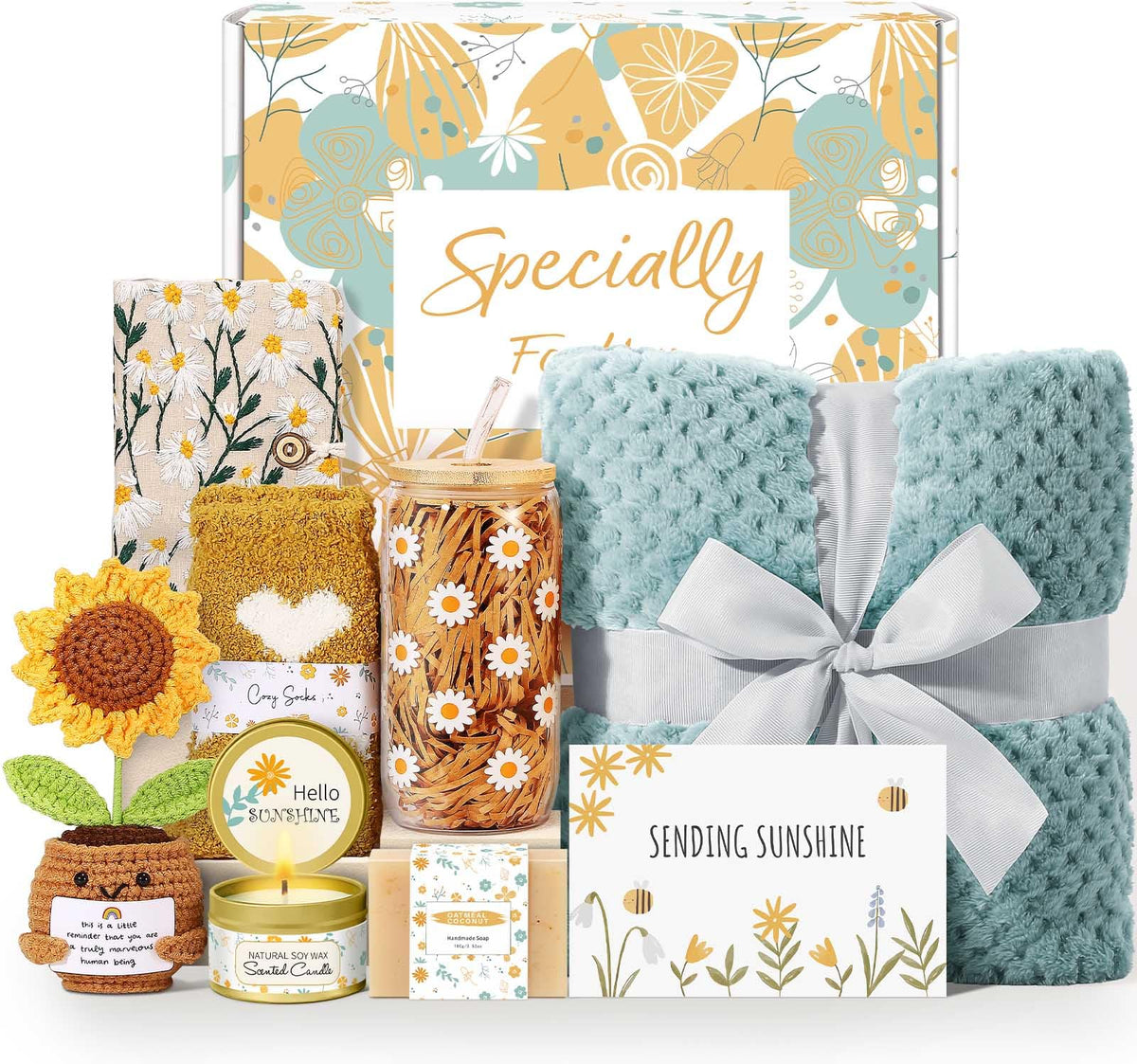 Wasocol coffret sage green ouvert montrant produits pour réconfort