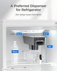 Waterdrop gros plan sur la cartouche montrant la filtration en 6 couches bénéfique