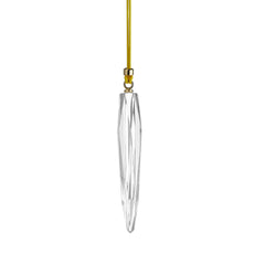 Waterford Annual Icicle 2024 suspendu sur sapin, ajoute une touche lumineuse