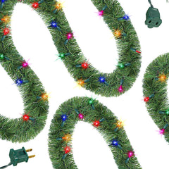 WATERGLIDE vue frontale de la guirlande apportant chaleur festive