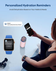 WaterH BOOST bouchon avec halo lumineux pour rappel discret utile