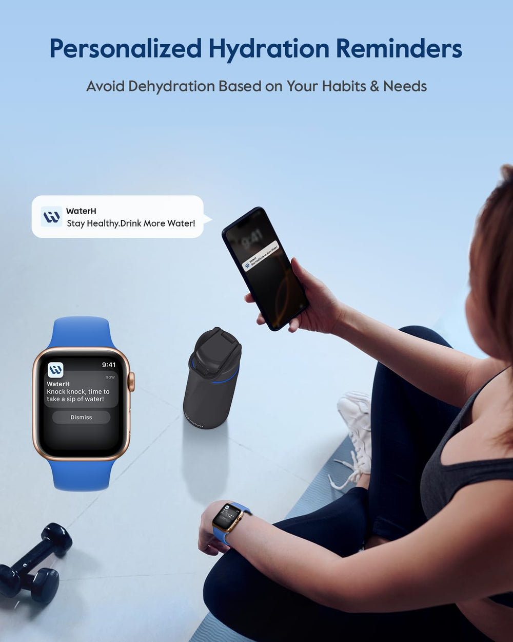 WaterH BOOST gros plan acier inoxydable offrant isolation durable