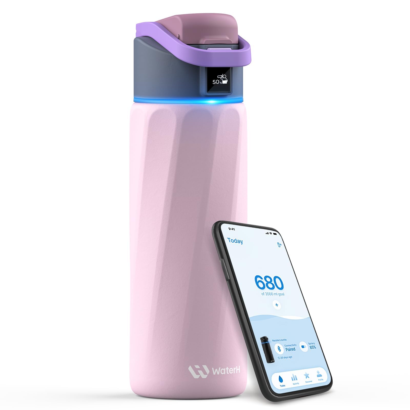 WaterH BOOST face avant montrant design élégant et bénéfice portabilité