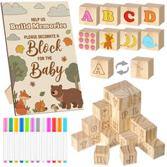 Watersay face avant du coffret montrant les blocs colorés, parfait pour animer une baby shower