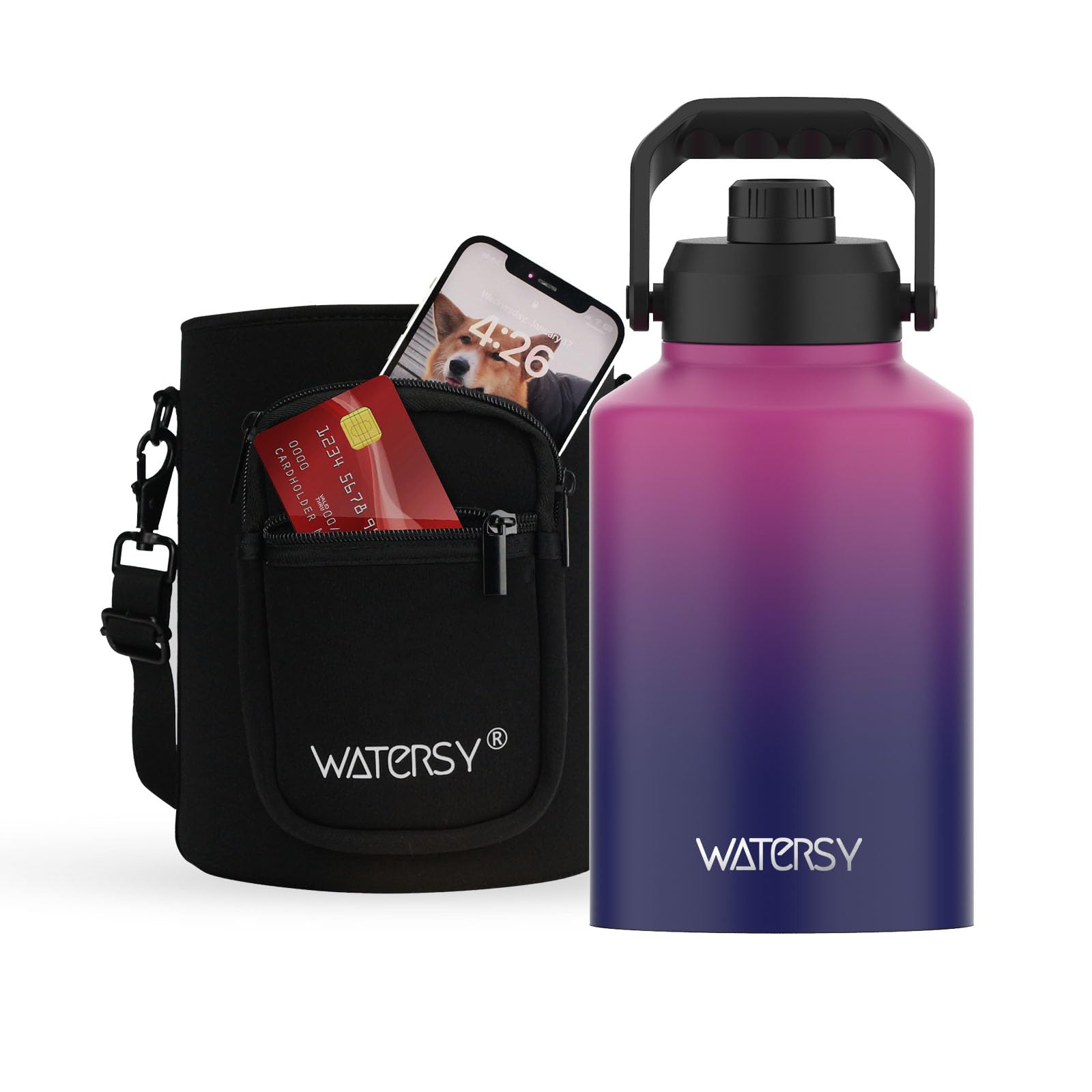 WATERSY poignée intégrée facilitant transport et prise sûre