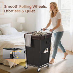 Wawocs roulettes pivotantes 360° pour déplacement silencieux et fluide