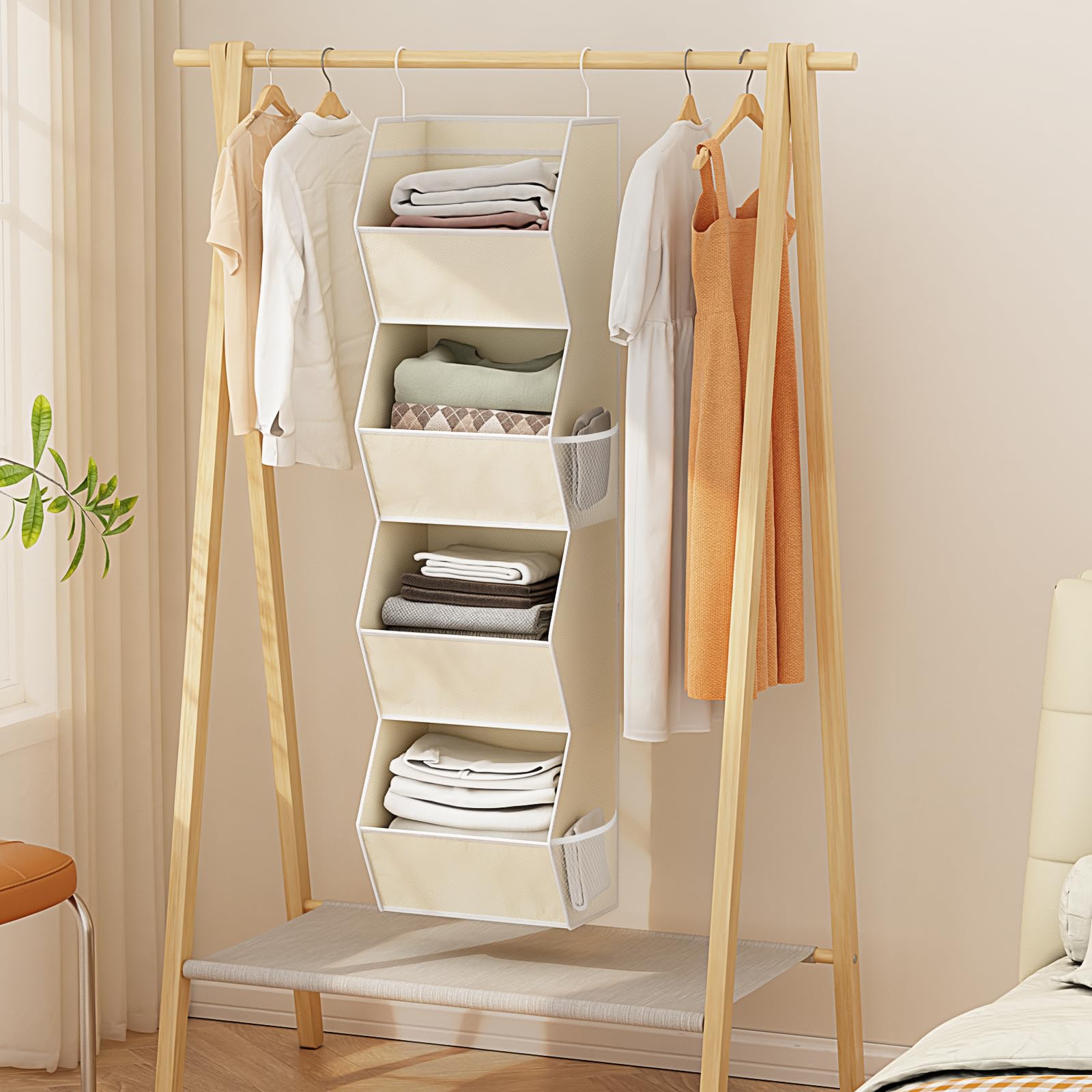 Wawocs organiseur plié compact pour transport et rangement facile