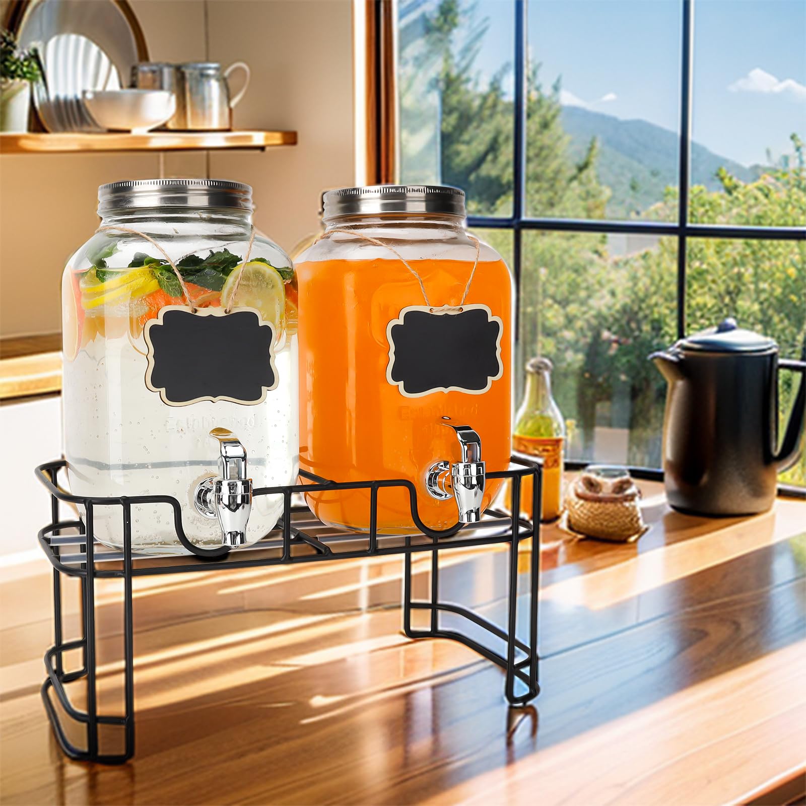 Waymind goulot large rempli de fruits, infusion facile et visuelle