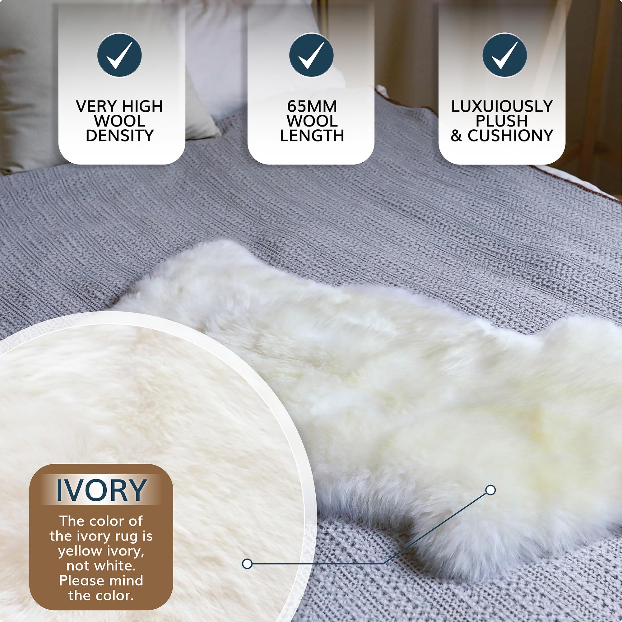 WaySoft tapis en situation dans une chambre, ajoute chaleur et style