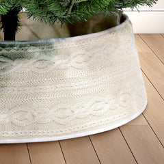 WBHome collier de sapin face avant beige élégant et chaleureux