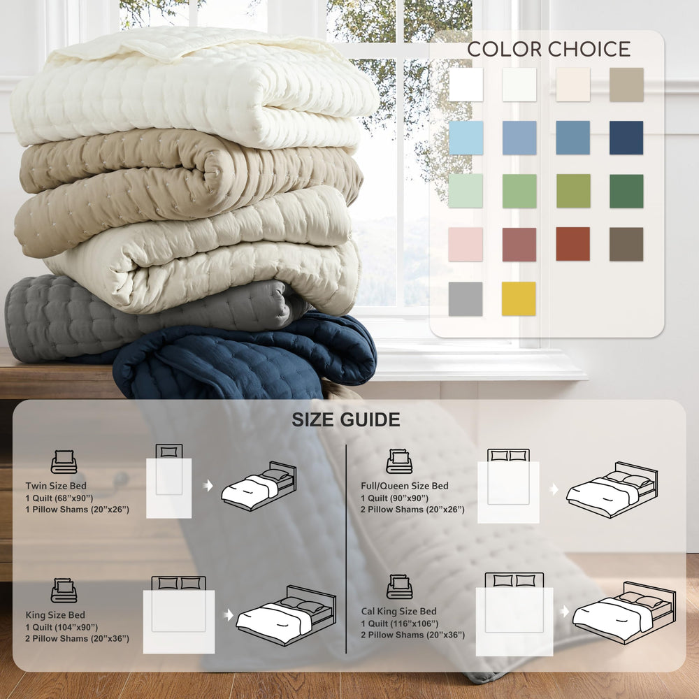 WDCOZY couette étendue montrant drapé et couverture complète
