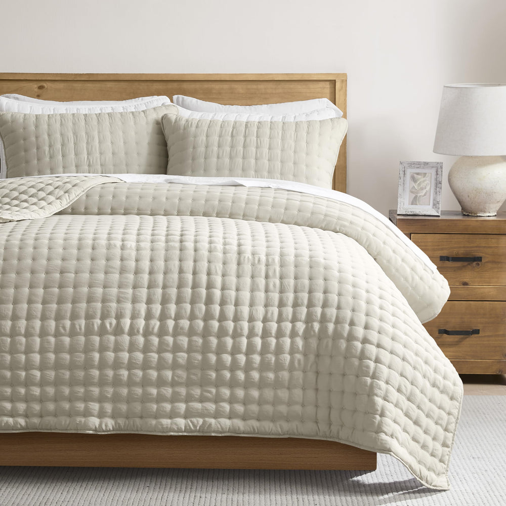 WDCOZY couette king face avant montrant finition élégante et confort