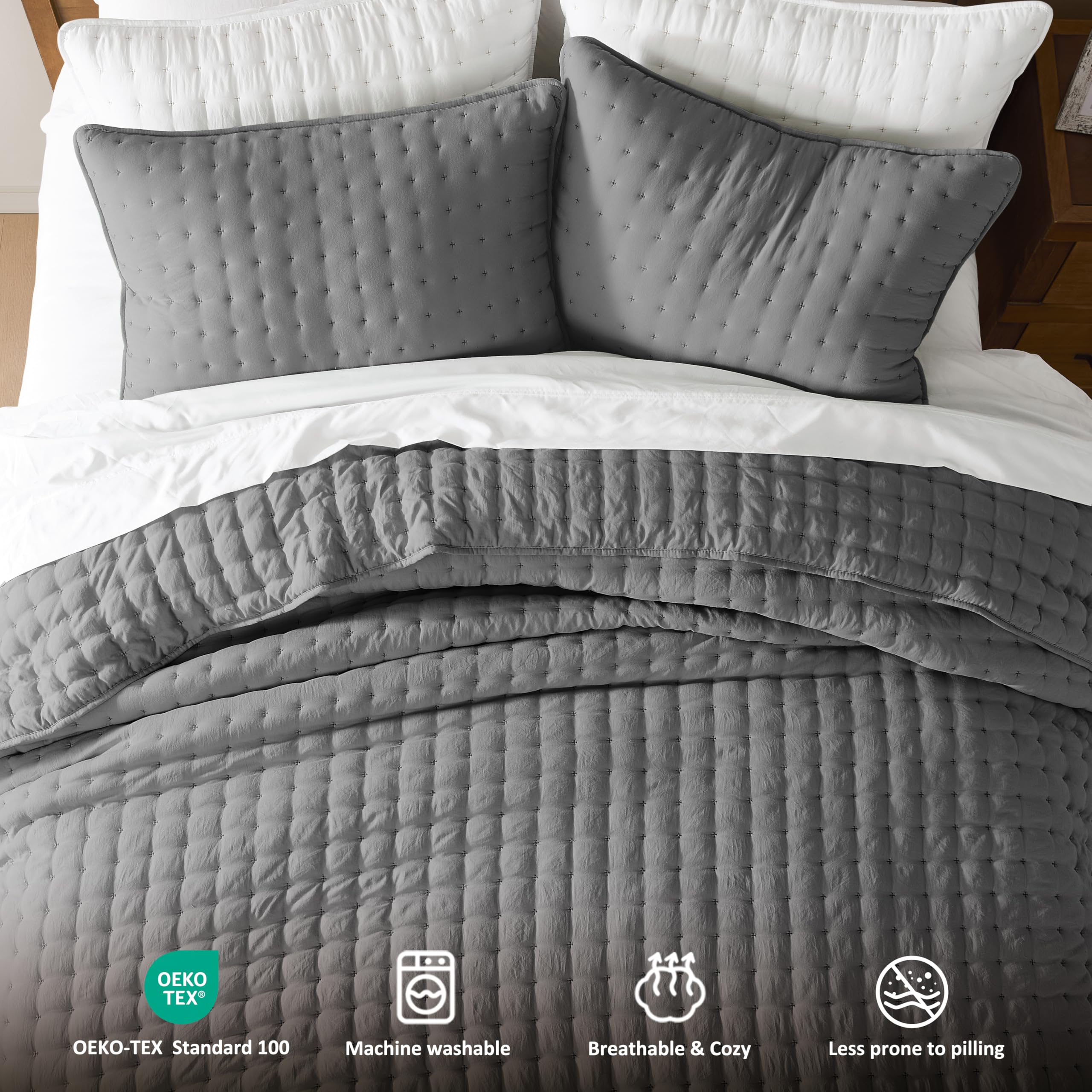 WDCOZY couette pliée prête à ranger pour rangement facile