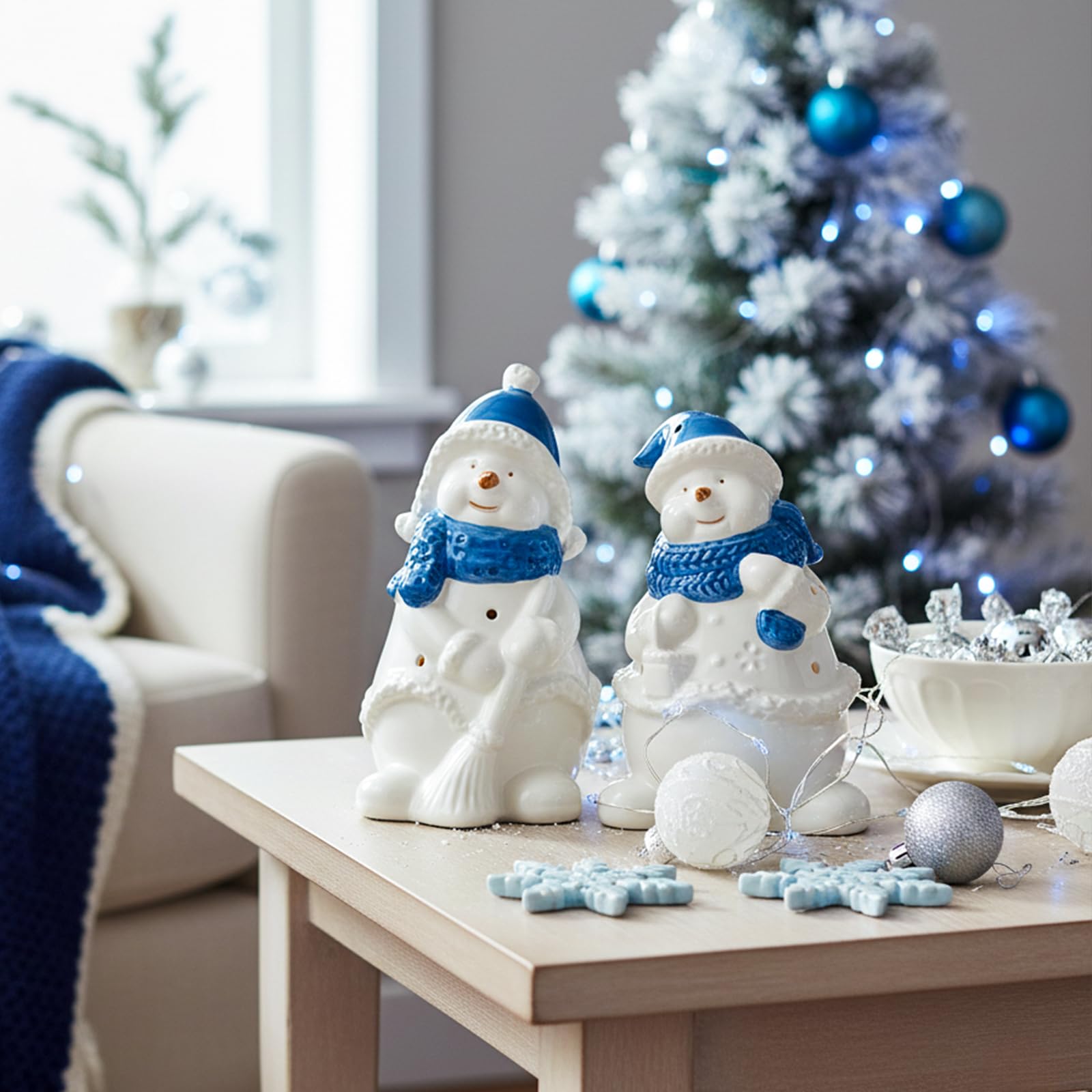 WDS WONDROUS ensemble sur mantel ajoutant touche hivernale élégante à la pièce