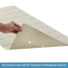 Webos tapis en usage baignoire illustrant sécurité et confort