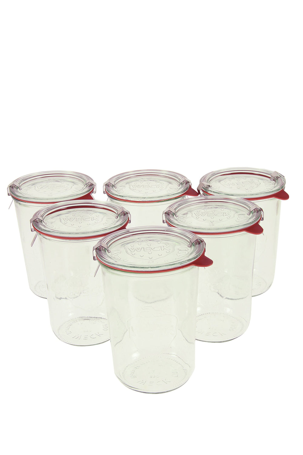 WECK gros plan sur la texture du verre et les finitions garantissant durabilité et nettoyage facile
