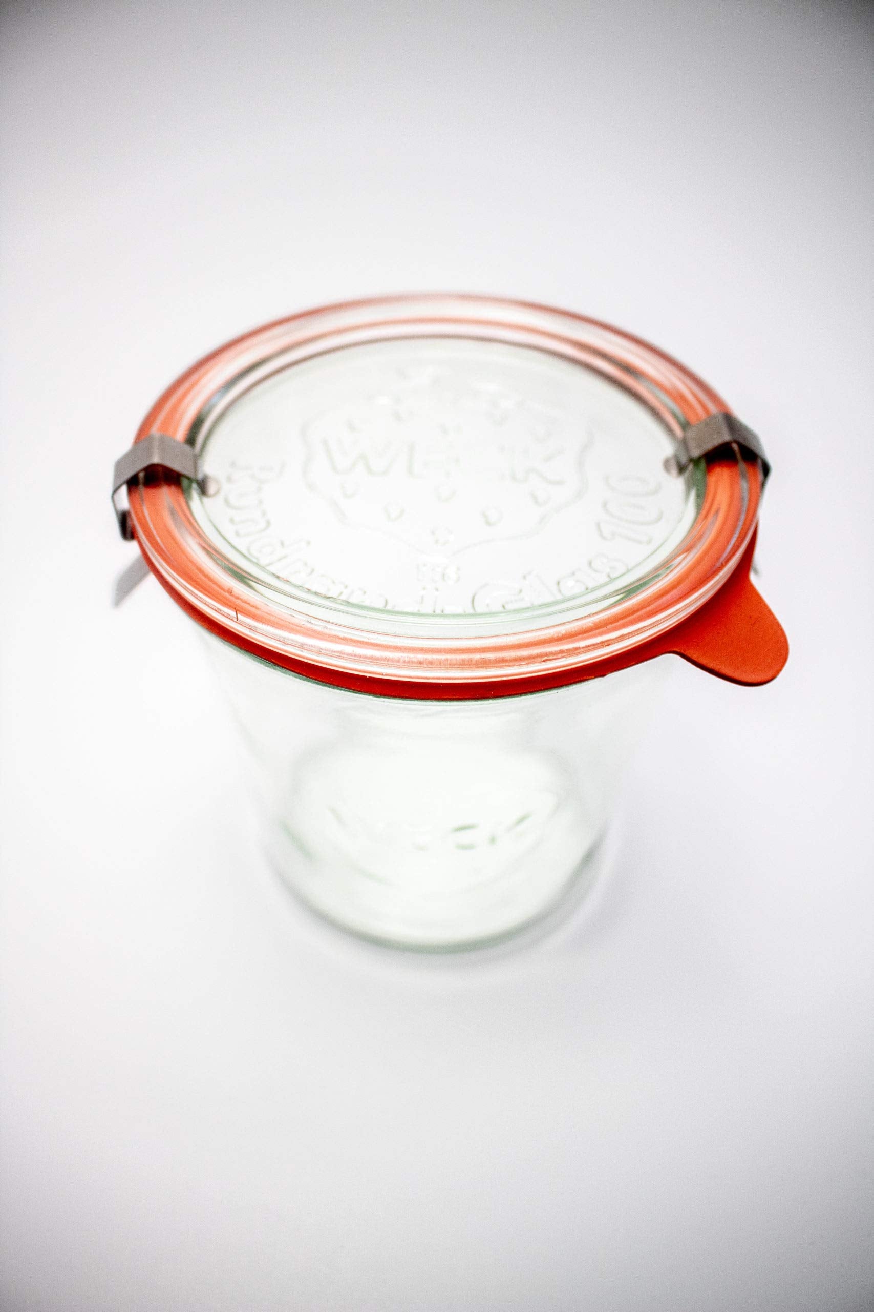 WECK bocal au congélateur montrant gain de place et conservation