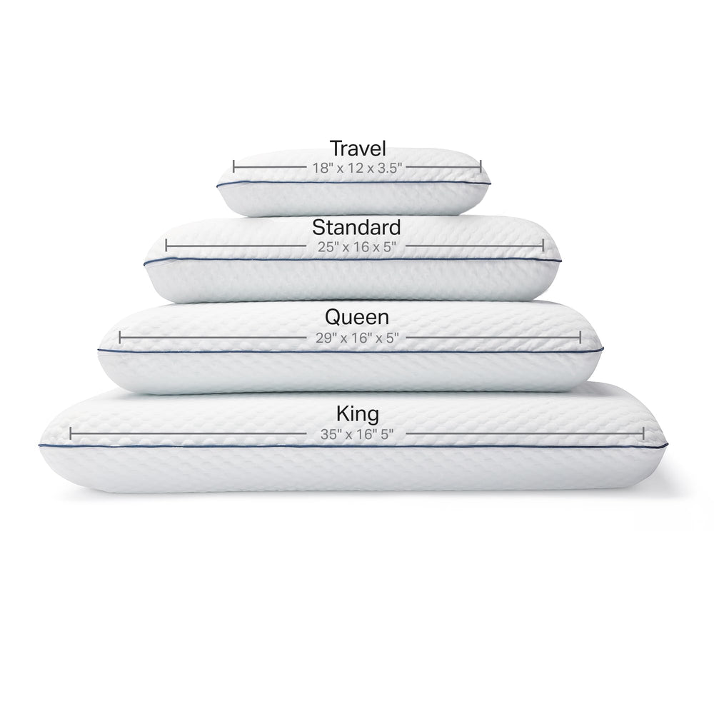 Weekender comparaison taille King montrant dimensions et couverture d'épaule