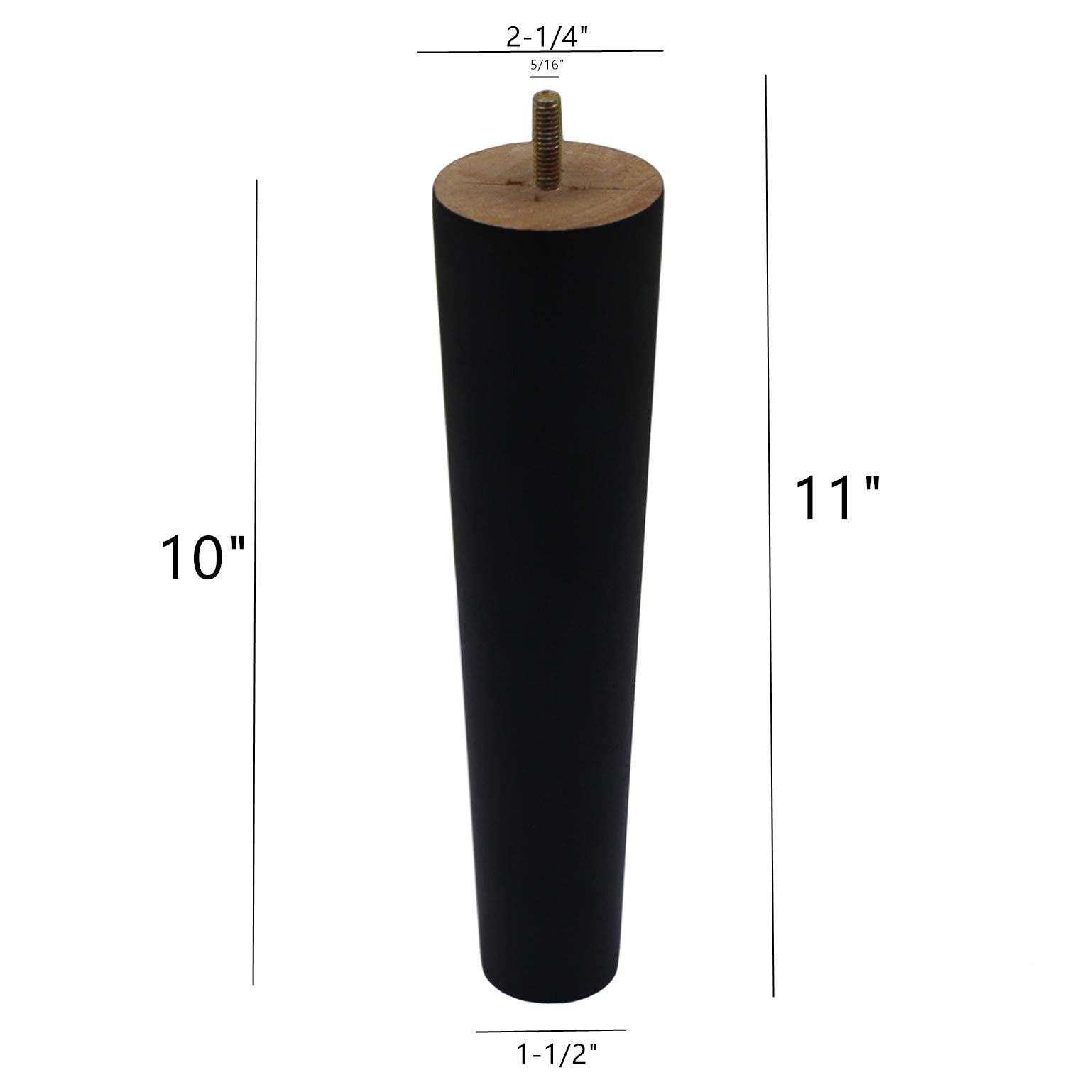 WEICHUAN gros plan grain bois montrant finition noire durable