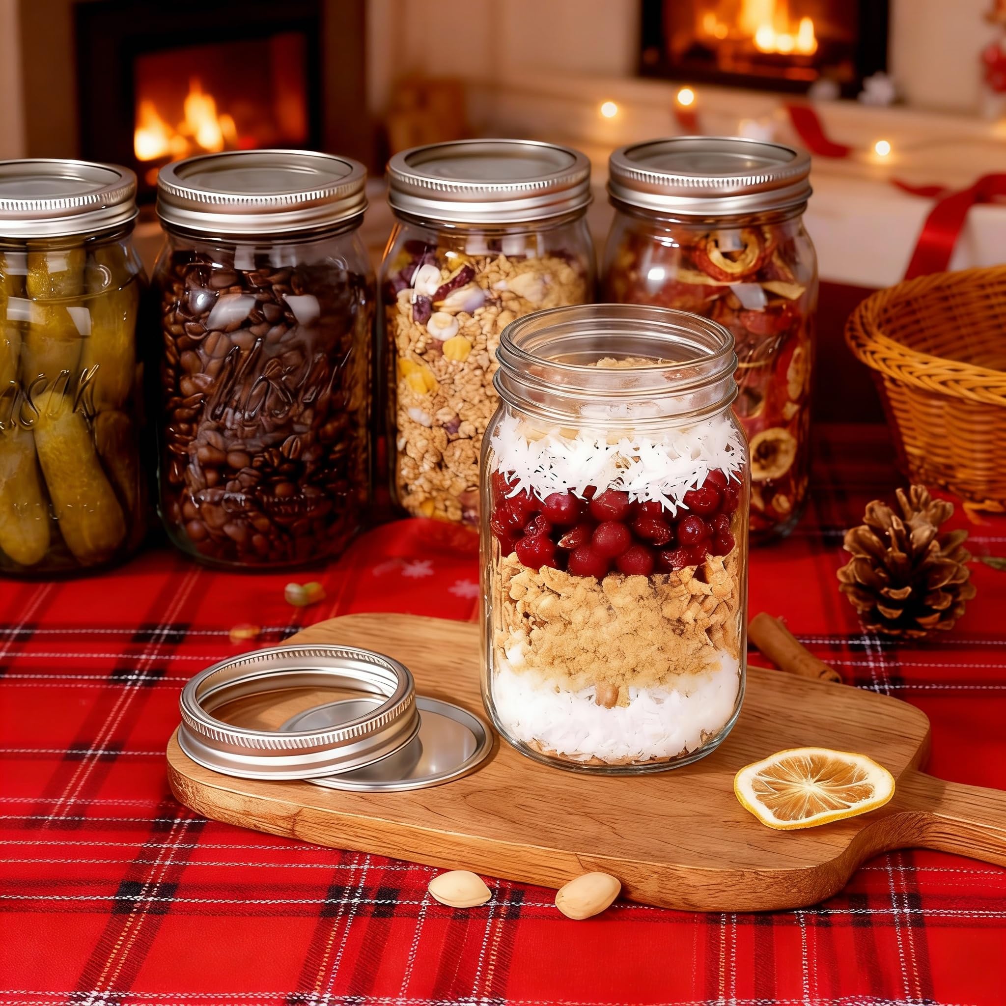 WELLIFE bocal décoré en DIY comme centre de table ou cadeau créatif