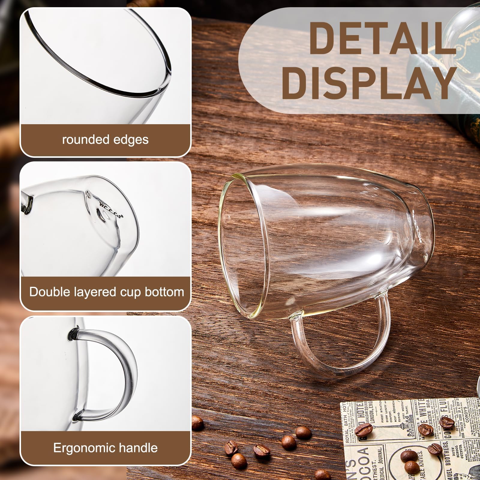 Wells tasse en usage avec café montrant maintien de chaleur et confort