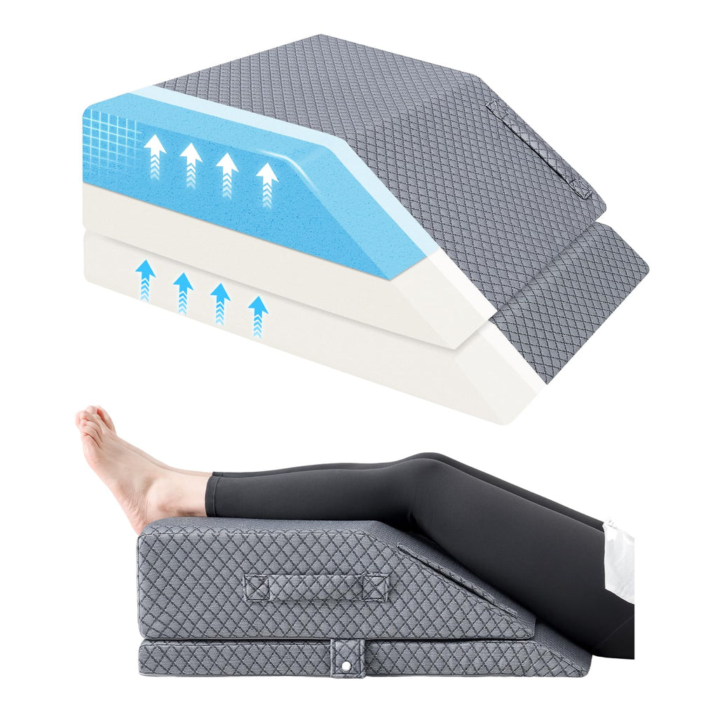 Wellsin coussin face avant montrant forme en coin et maintien confortable