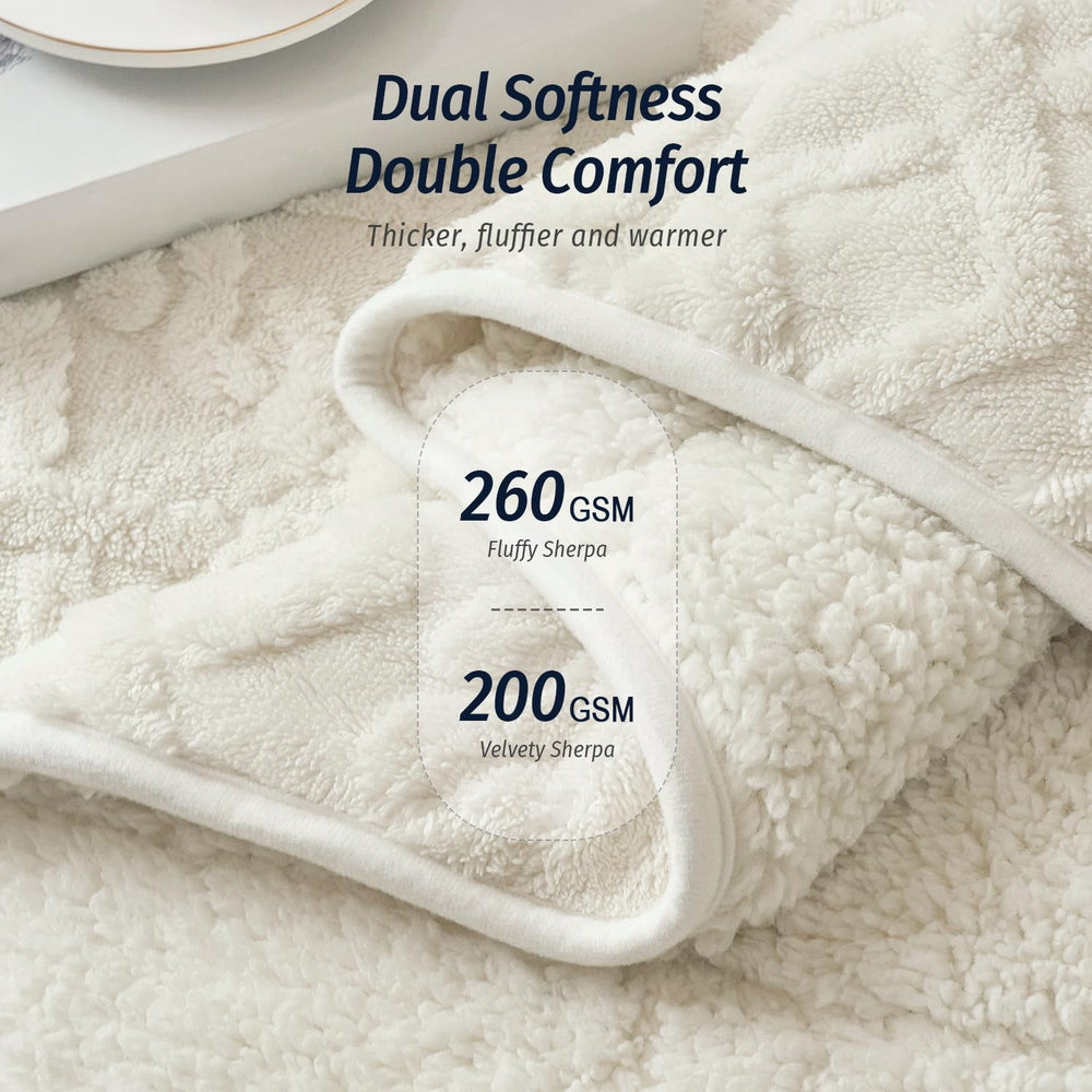 Wemore gros plan Sherpa double face montrant douceur et chaleur isolante