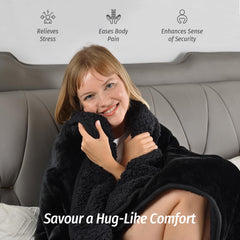 Wemore couverture utilisée sur un lit, confort enveloppant pour dormir