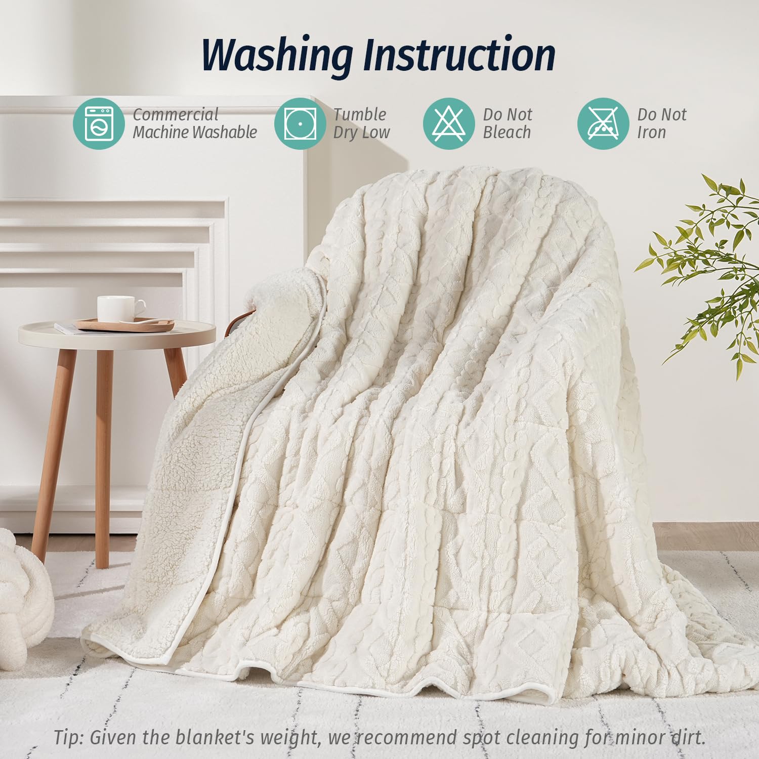 Wemore couverture en usage sur canapé, relaxation et confort quotidien