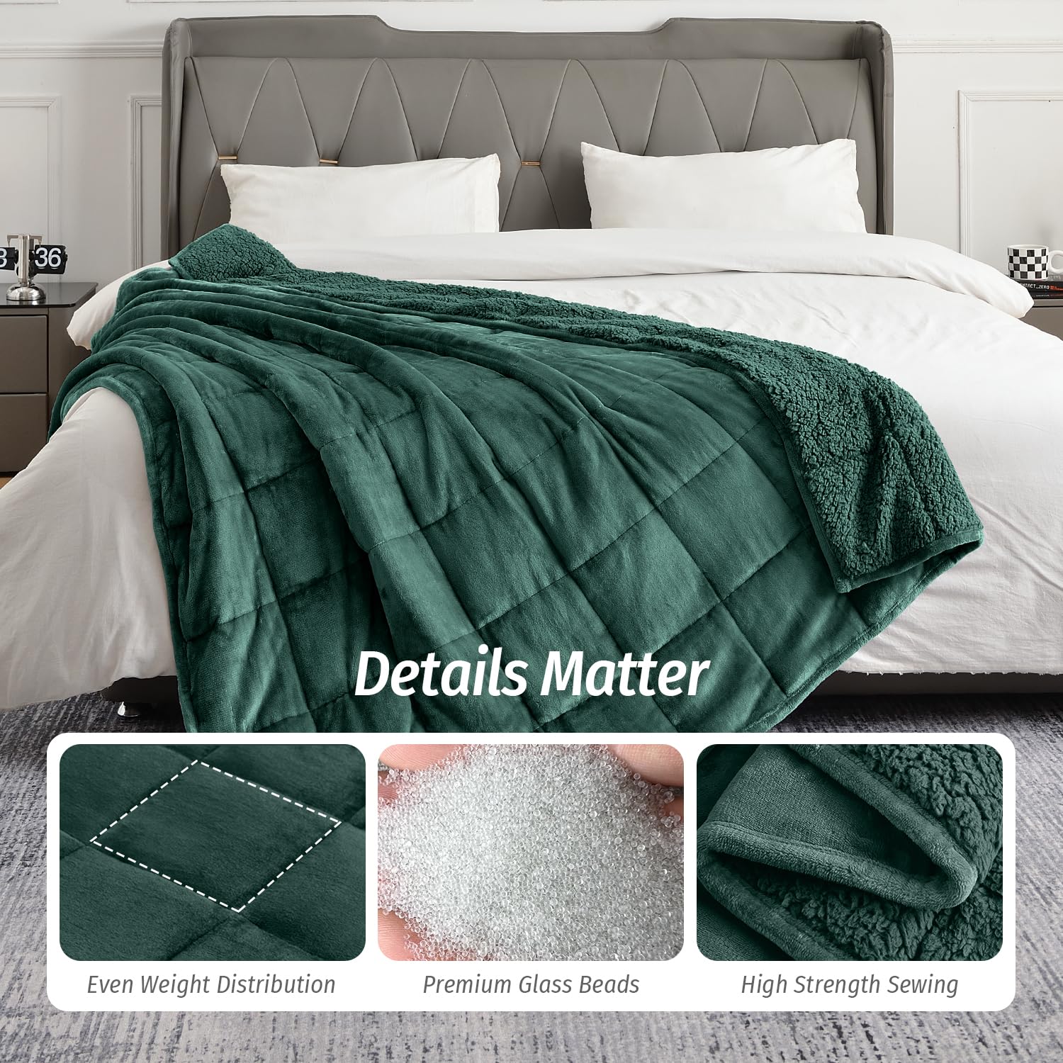 Wemore couture des compartiments garantissant maintien des billes
