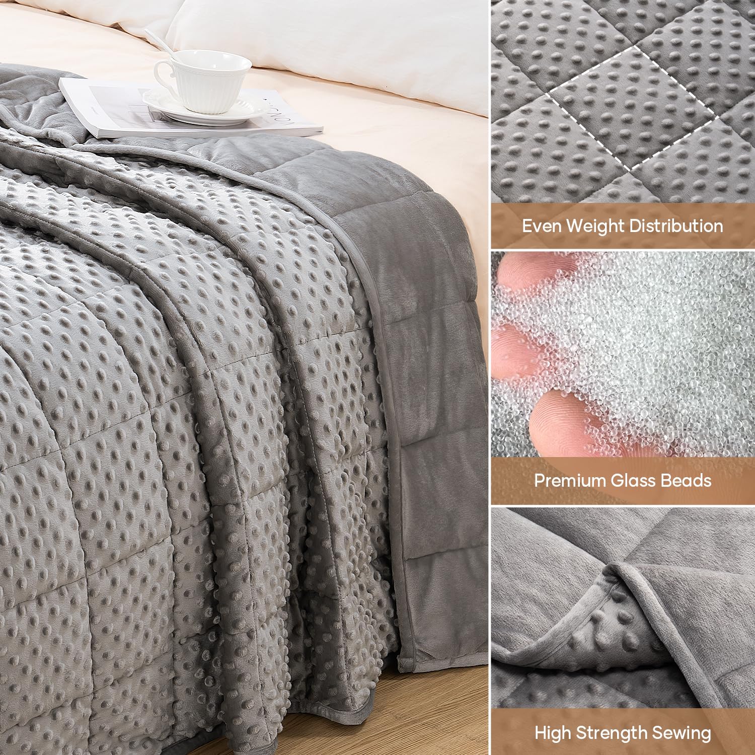 Wemore couche microfibre intérieure protège billes et réduit bruit