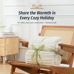 Wemore plaid utilisé sur canapé pour relaxation immédiate