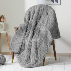 Wemore gros plan jacquard polaire pour toucher doux et texture esthétique